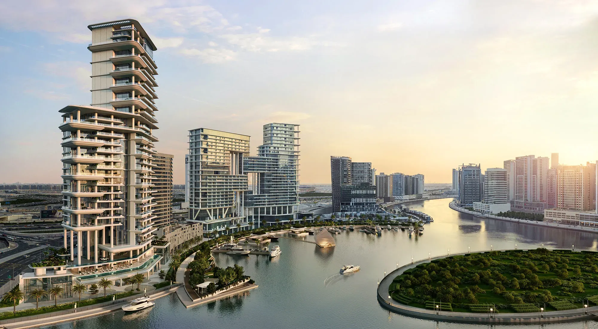 Waterfront apartments in Dubai, Marasi Bay